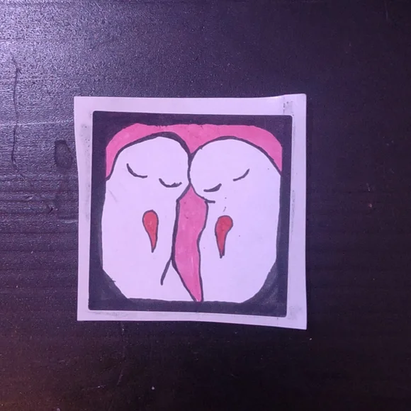 Handmade sticker pack , little ghostie bois - Picture 5 of 7